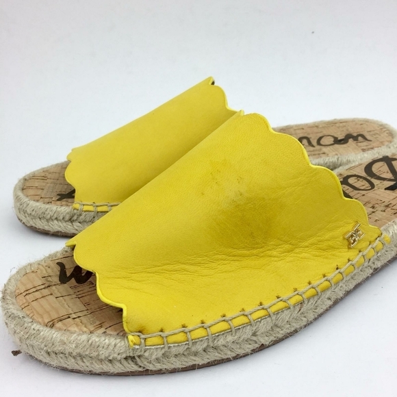 Sam Edelman Andy Scalloped Leather Espadri… - Picture 15 of 16